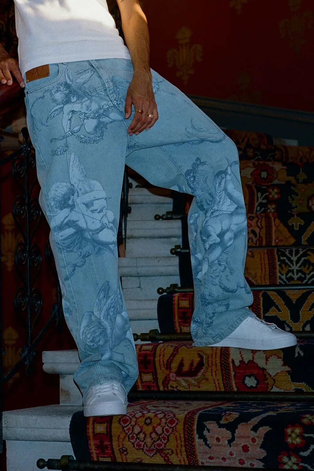 Cupido Washed Baggy Jeans