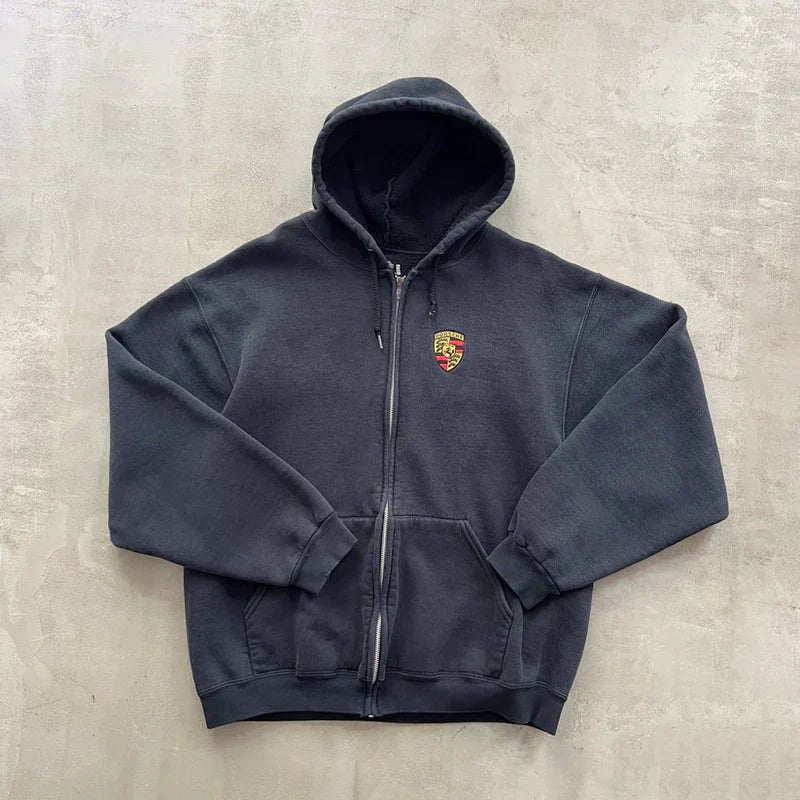 Porsche Zipper Hoodie – Streetwear
